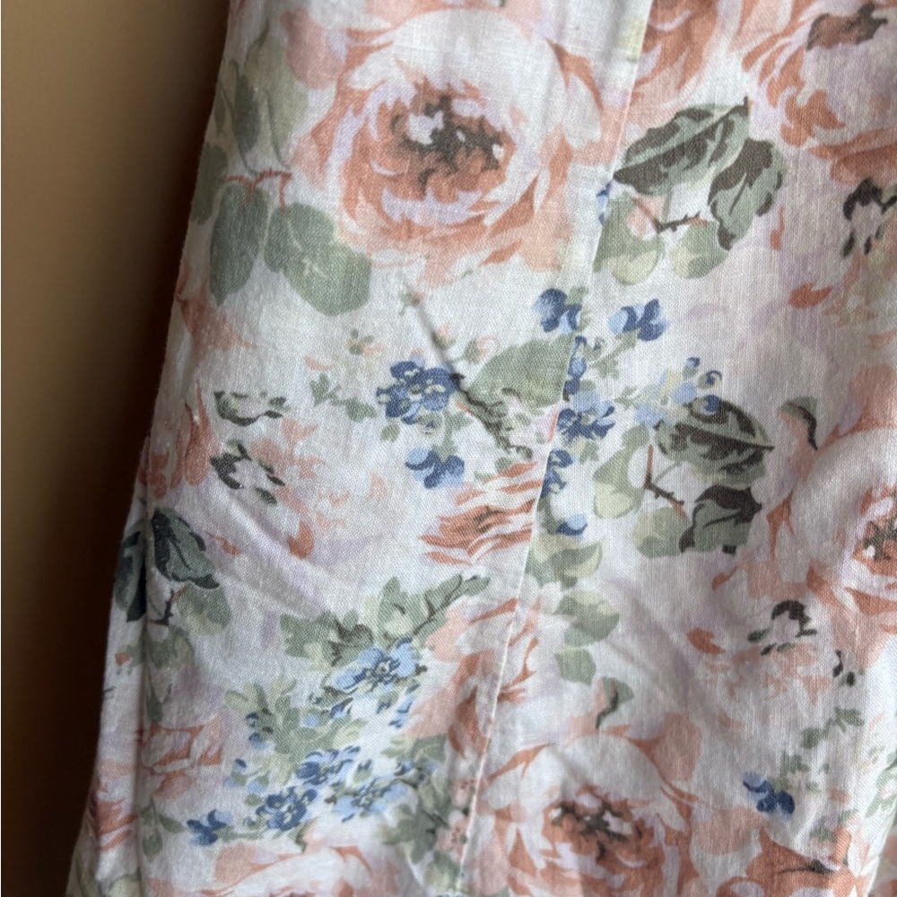 Abercrombie and Fitch linen floral dress - Picture 4 of 6